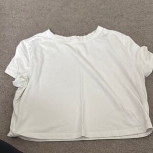 White Boxy Relaxed Short Sleeve Tee